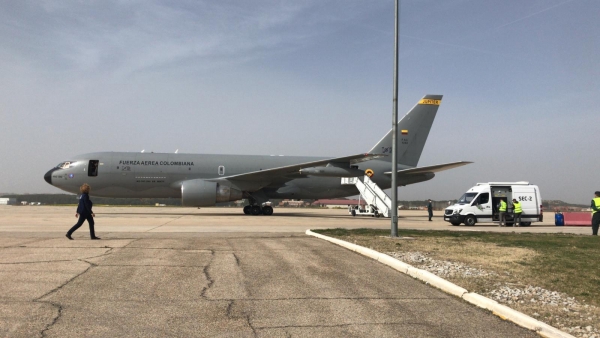 avion colombia torrejon