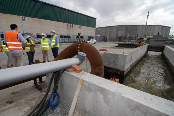 Finalizan las obras de Aguas de Cádiz en la estación de bombeo de Cortadura