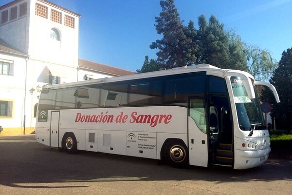 donacion sangre autobus