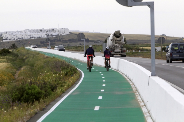 via ciclista conil los canos