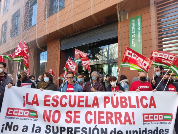 CCOO Cádiz alerta de la pérdida de unidades escolares en Infantil y Primaria