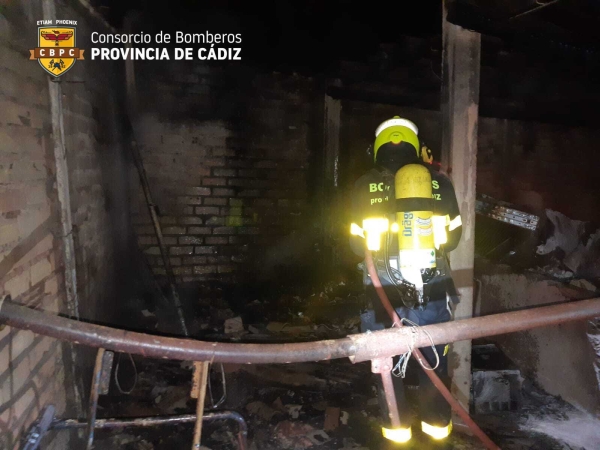 incendio caseta agricola 2