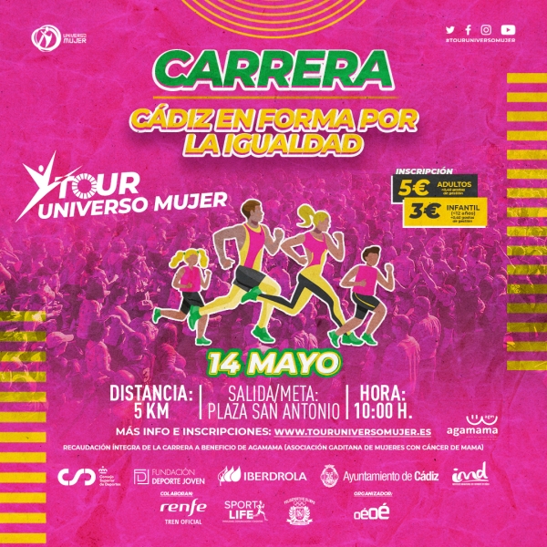 cartel carrera cuadrado