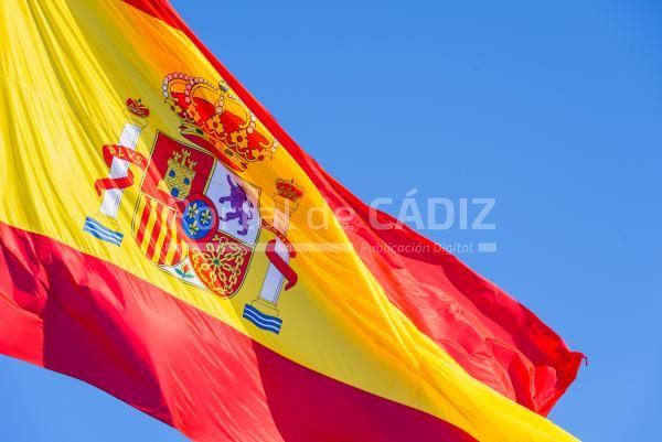 close up of the flag of spain waving in the wind 2023 11 27 05 09 22 utc