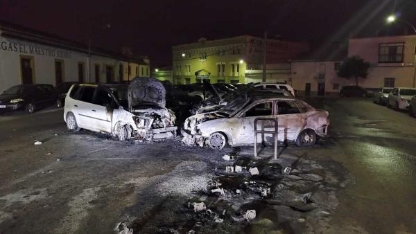 coches calcinados