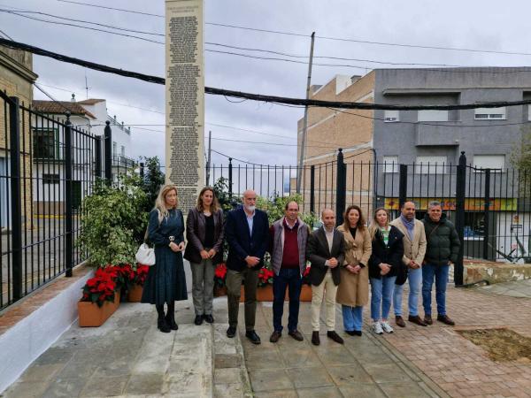 inauguracion del monolito dedicado a las personas represaliadas de la sierra