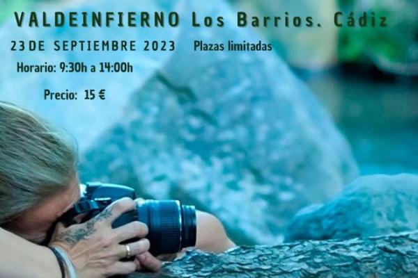 cartel ruta interpretativa y taller fotografica por valdeinfierno