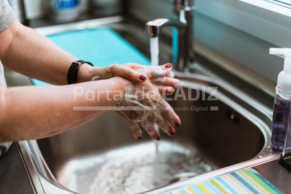 close up view of woman washing hands with soap and 2022 11 10 17 49 02 utc