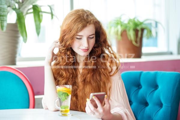 smiling cute girl is resting in cafe by window ho 2022 03 29 23 50 57 utc